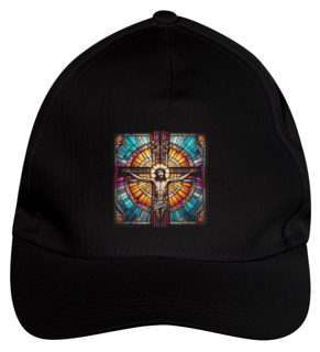 Nome do produto Boné de Brim - Jesus - Vitral 1