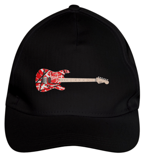Nome do produto Boné de Brim - Guitarra EVH Striped Series Red Black White