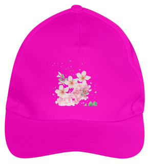 Nome do produto Boné de Brim - Floral 1