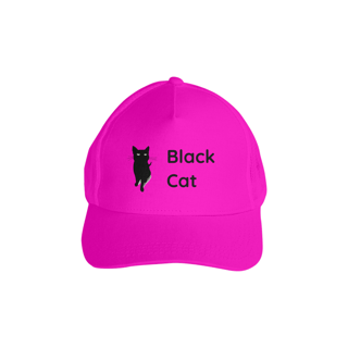 Nome do produto Boné Americano com Tela - Black Cat 1
