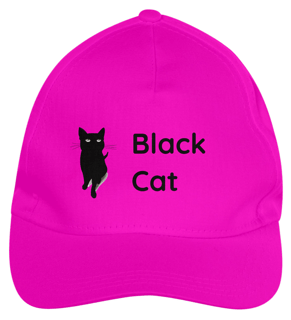 Nome do produto Boné de Brim - Black Cat 1