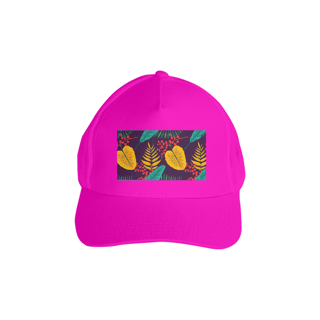 Nome do produto Boné Americano com Tela - Floral 2