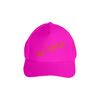 Nome do produto Boné Americano com Tela - Papai Noel 2 - Vermelho