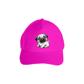 Nome do produto Boné Americano com Tela - Fat Pug 1