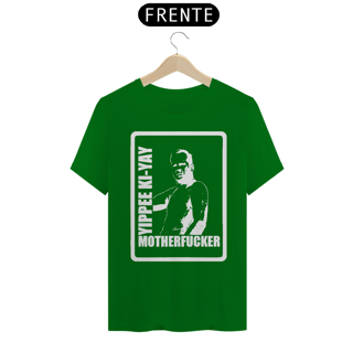 Nome do produto T-Shirt Classic - Die Hard 1 - Yippee Ki-Yay Motherfucker - Branco