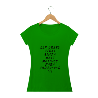 Nome do produto Ser Grato Atrai Ainda Mais Motivos para Agradecer Baby Long Quality