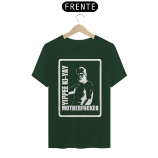 Nome do produto T-Shirt Classic - Die Hard 1 - Yippee Ki-Yay Motherfucker - Branco