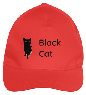 Nome do produto Boné de Brim - Black Cat 1