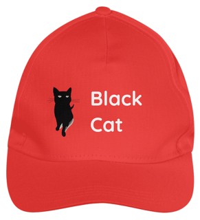 Nome do produto Boné de Brim - Black Cat 1