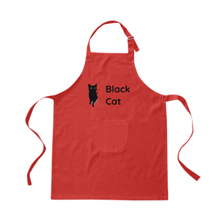Nome do produto Avental de Brim - Black Cat 1