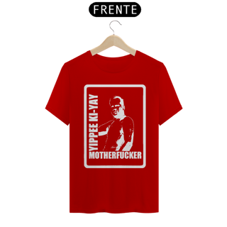 Nome do produto T-Shirt Classic - Die Hard 1 - Yippee Ki-Yay Motherfucker - Branco