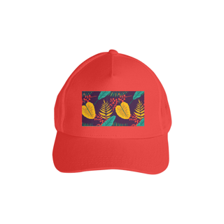 Nome do produto Boné Americano com Tela - Floral 2