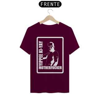 Nome do produto T-Shirt Classic - Die Hard 1 - Yippee Ki-Yay Motherfucker - Branco
