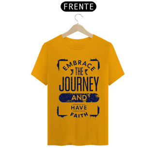 Nome do produto Tshirt Fé: Abrace a jornada e tenha fé