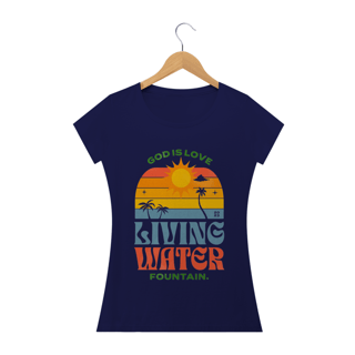 Nome do produto Tshirt: Deus é amor, fonte de água viva