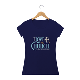 Nome do produto Tshirt: Eu amo a minha igreja