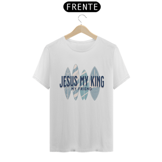 Nome do produto Tshirt: Jesus meu rei, meu amigo