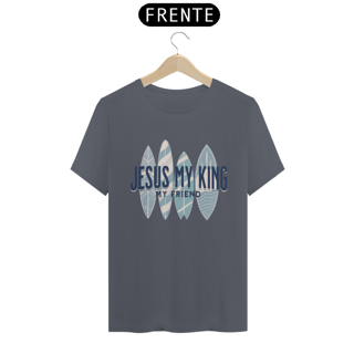 Nome do produto Tshirt: Jesus meu rei, meu amigo