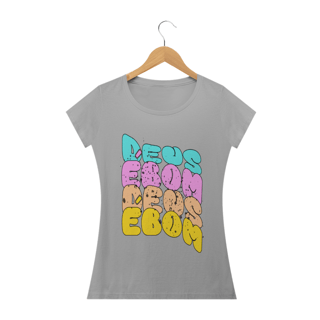 Nome do produto Tshirt: Deus é bom 