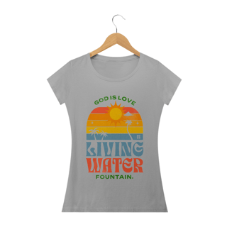Nome do produto Tshirt: Deus é amor, fonte de água viva
