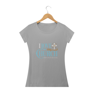 Nome do produto Tshirt: Eu amo a minha igreja