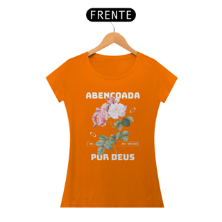 Nome do produto Tshirt Abençoada por Deus