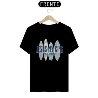 Nome do produto Tshirt: Jesus meu rei, meu amigo