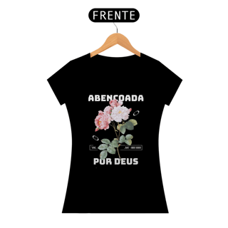 Nome do produto Tshirt Abençoada por Deus