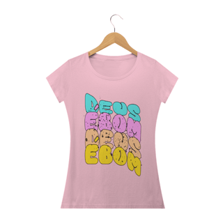 Nome do produto Tshirt: Deus é bom 