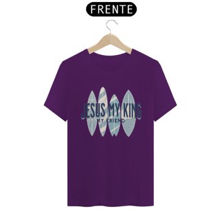 Nome do produto Tshirt: Jesus meu rei, meu amigo