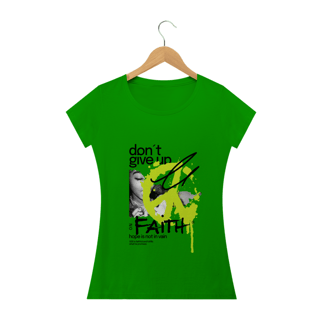 Nome do produto Tshirt: Não desista de fé