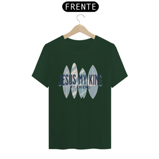 Nome do produto Tshirt: Jesus meu rei, meu amigo