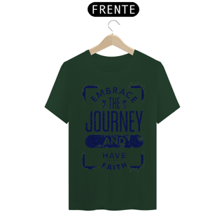 Nome do produto Tshirt Fé: Abrace a jornada e tenha fé