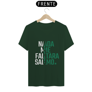 Nome do produto Tshirt: O Senhor é meu pastor, e nada me faltara