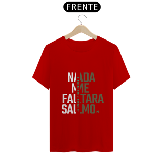 Nome do produto Tshirt: O Senhor é meu pastor, e nada me faltara