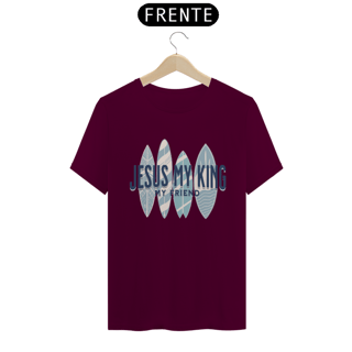 Nome do produto Tshirt: Jesus meu rei, meu amigo