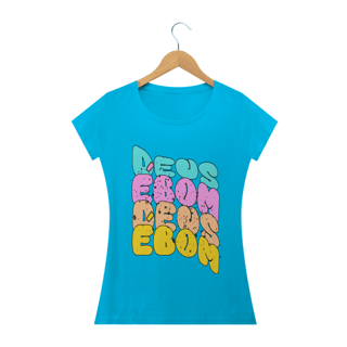 Nome do produto Tshirt: Deus é bom 