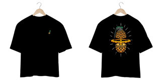 Nome do produto Camiseta Explosive Pineapple - OVERSIZED