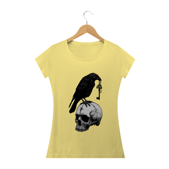 Baby Long Estonada Skull and Raven