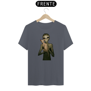 Nome do produto Camiseta Reta Alien and Cat