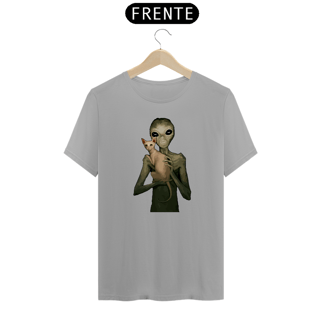 Nome do produto Camiseta Reta Alien and Cat