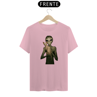 Nome do produto Camiseta Reta Alien and Cat