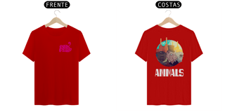 Nome do produto Camiseta Reta Animals (Pink Floyd)