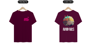 Nome do produto Camiseta Reta Animals (Pink Floyd)