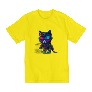 Nome do produto  Gato Futurista - De 2 a 8 anos - AI / Infantil