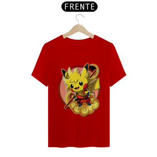 Nome do produto CAMISETA POKEMÓN - PIKACHU - DRAGON BALL