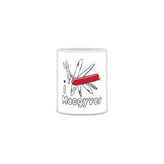 CANECA I LOVE MACGYVER