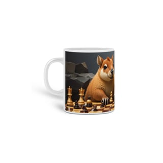 CANECA CAPIVARA JOGANDO