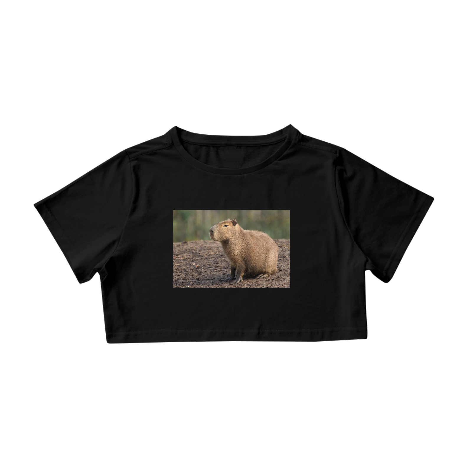 CAMISA CROPPED CAPIVARA