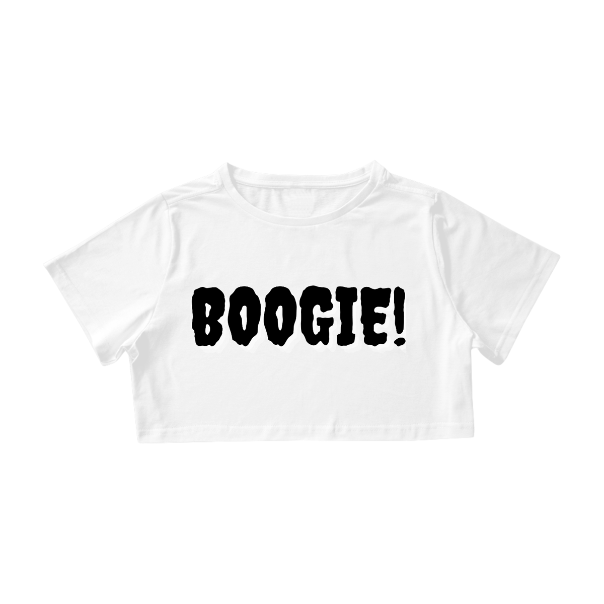Nome do produto: Cropped - Boogie! Logo - Branco